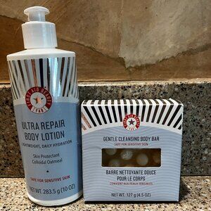 First Aid Beauty Body Cleansing Bar and Ultra Repair Body Lotion!! NEW